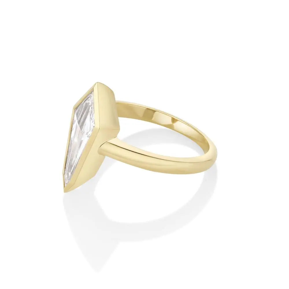 1.13ct Kite Diamond Ring OOAK Side