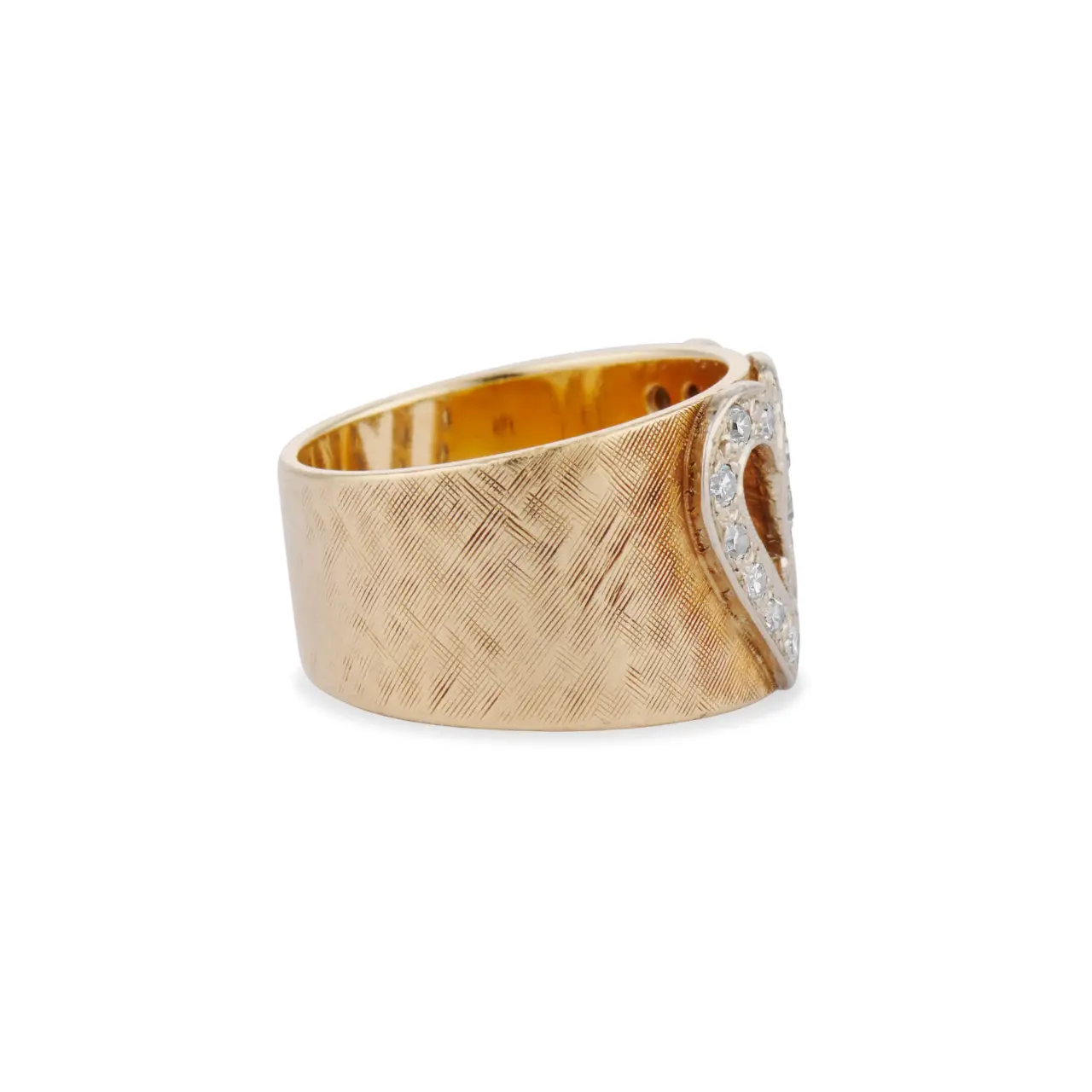 Double heart cigar band side