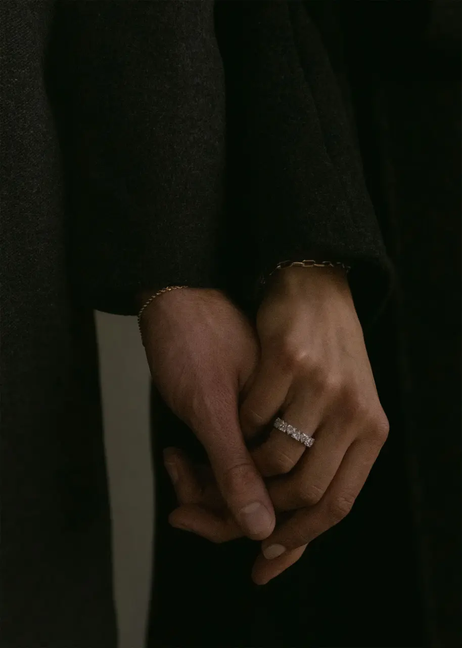 KinnEcom Beloved Heart Eternity Ring