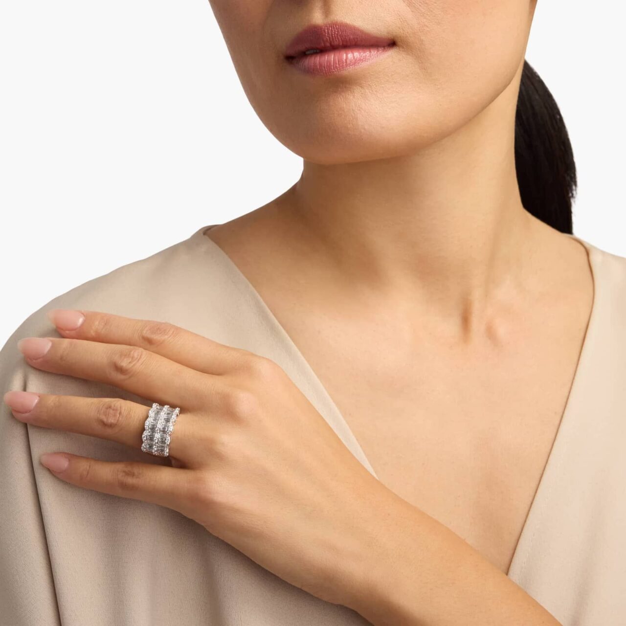 Ring on a model