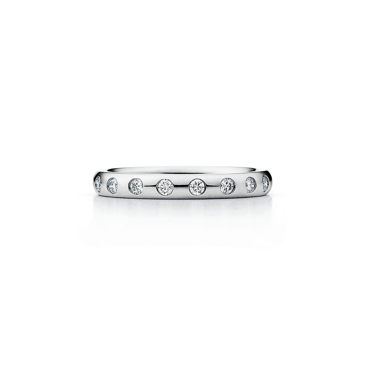 Tiffany & Co. Elsa Peretti® Stacking Band Ring, 18k yellow gold, designed for effortless stacking