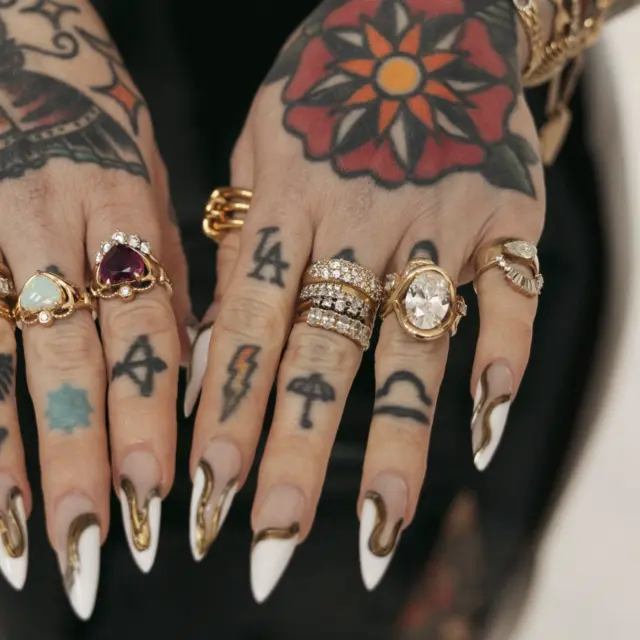 14k gold Florence Ring by Marrow, featuring a bezel-set oval lab diamond with sculptural twisted side design, inspired by personalized storytelling